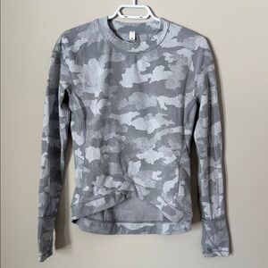 Lululemon Athletica Gray Speckled Top